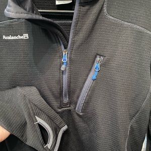 Avalanche brand pullover sweatshirt.